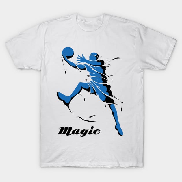 Orlando Magic Fans - NBA T-Shirt T-Shirt by info@dopositive.co.uk